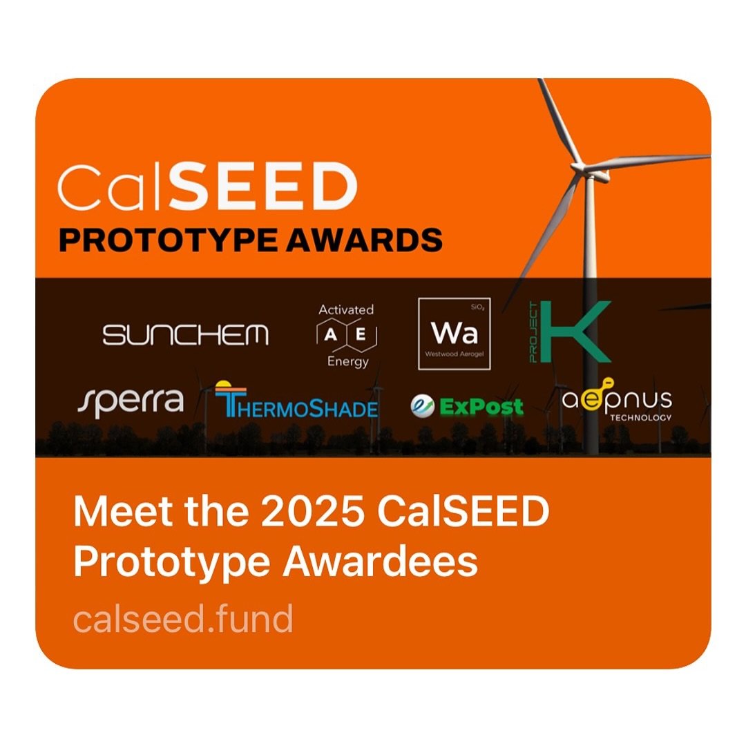 We are deeply grateful to @calenergy and @newenergynexus for their continued support! The $500,000 CalSEED Prototype Award enables us to deploy our innovative cooling panels in both urban and agricultural communities through research-focused, high-im