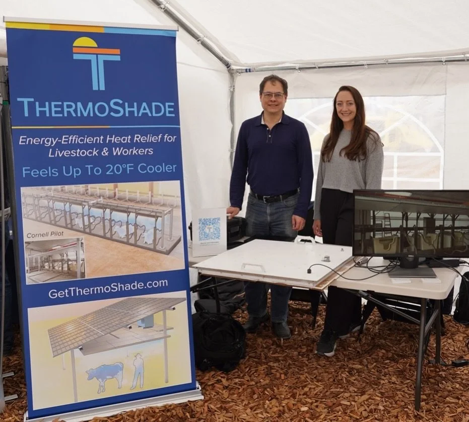 ThermoShade is at the @worldagexpo in Tulare! If you&rsquo;re concerned about heat stress for you, your team, or your livestock, we have a solution!🐮🧑&zwj;🌾 Come see us at the F3 Innovate tent at JK1