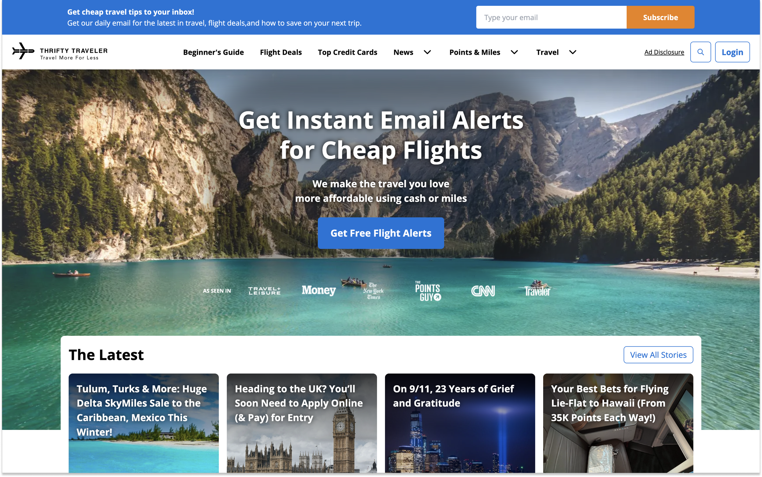 Global Banner Drove Email Sign-Ups