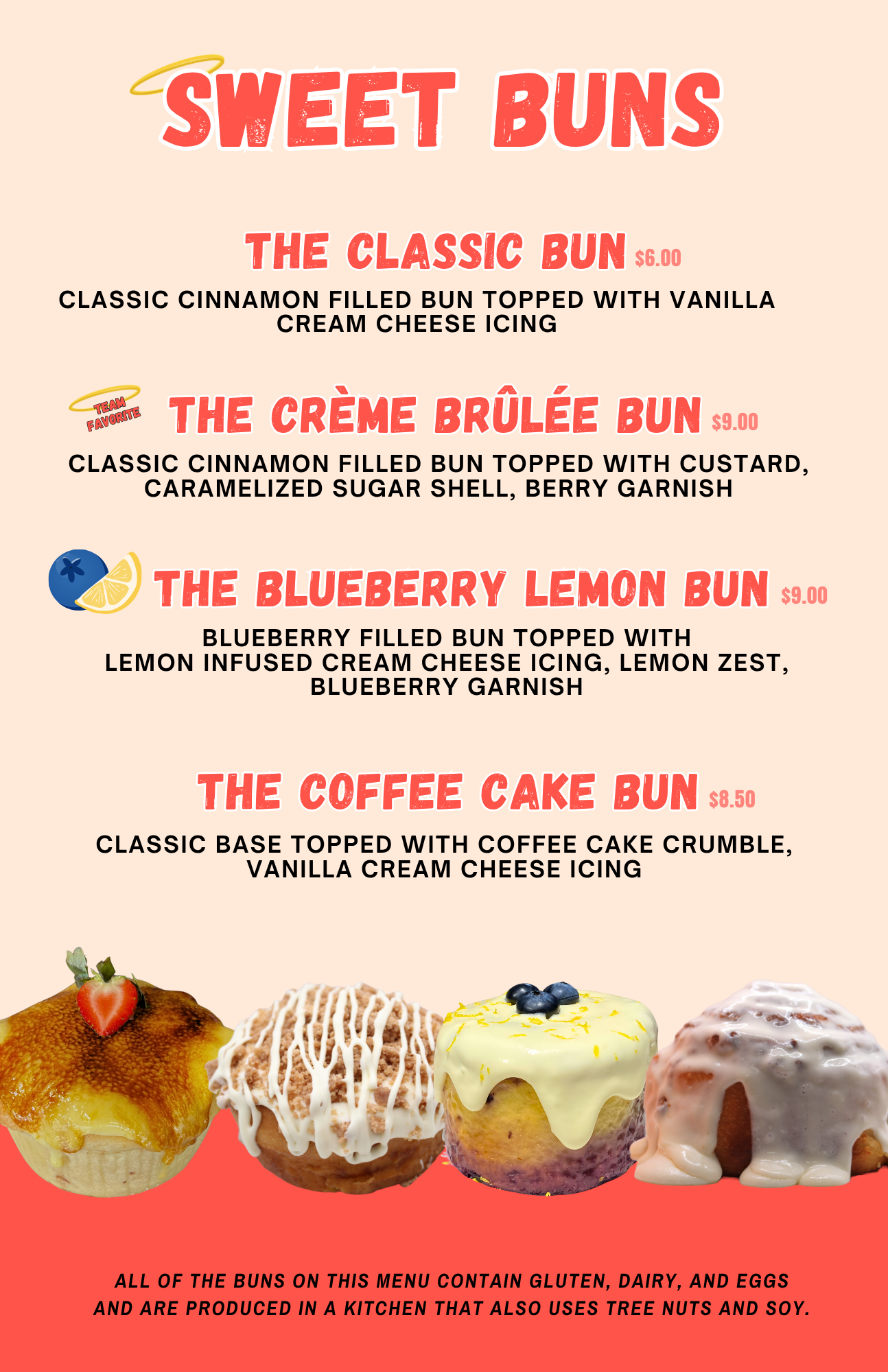 looking for dessert in Syracuse? Sweet Buns available everyday at SINBUN located at Salt City Market Syracuse