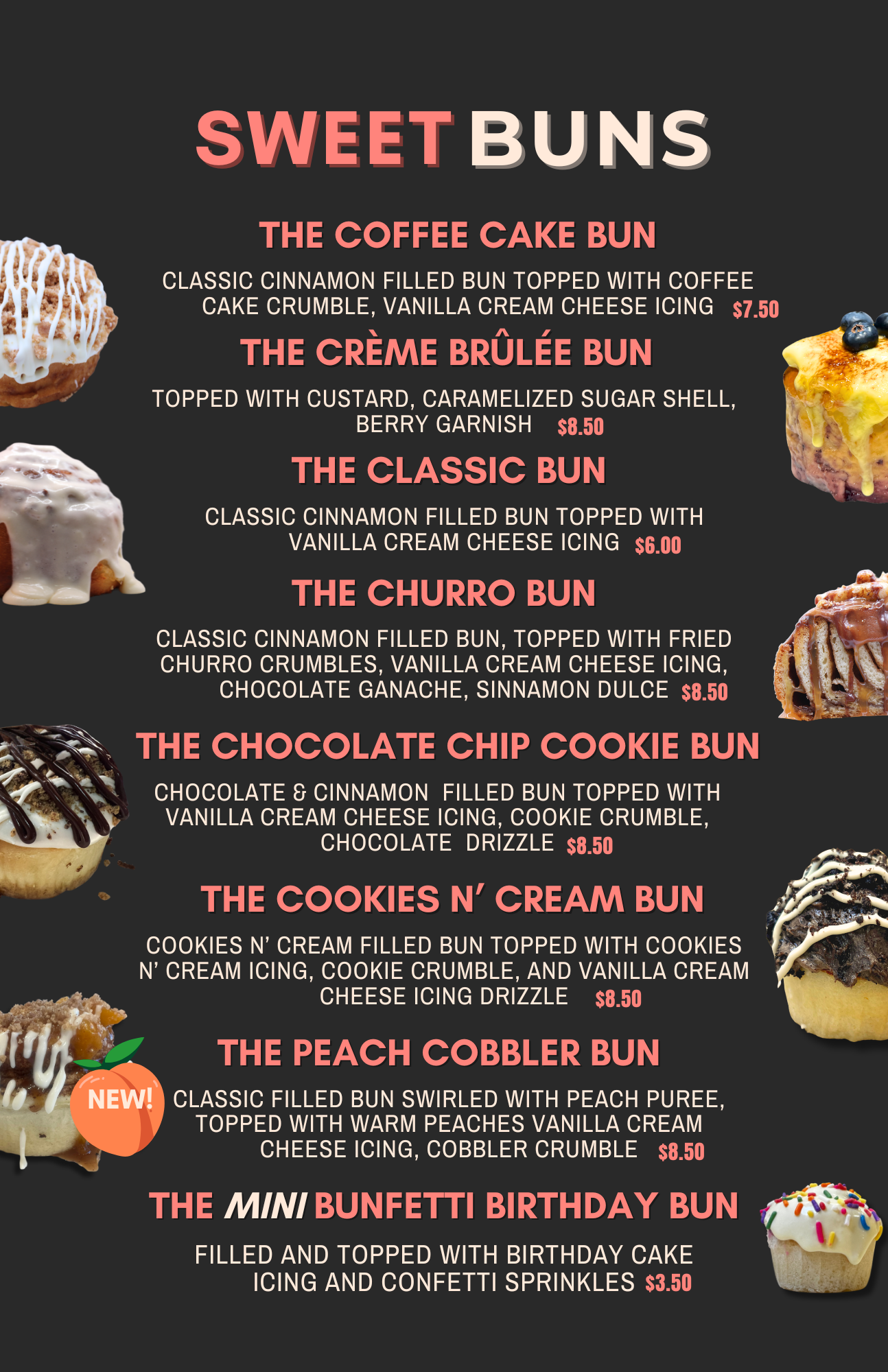 SINBUN SWEET MENU