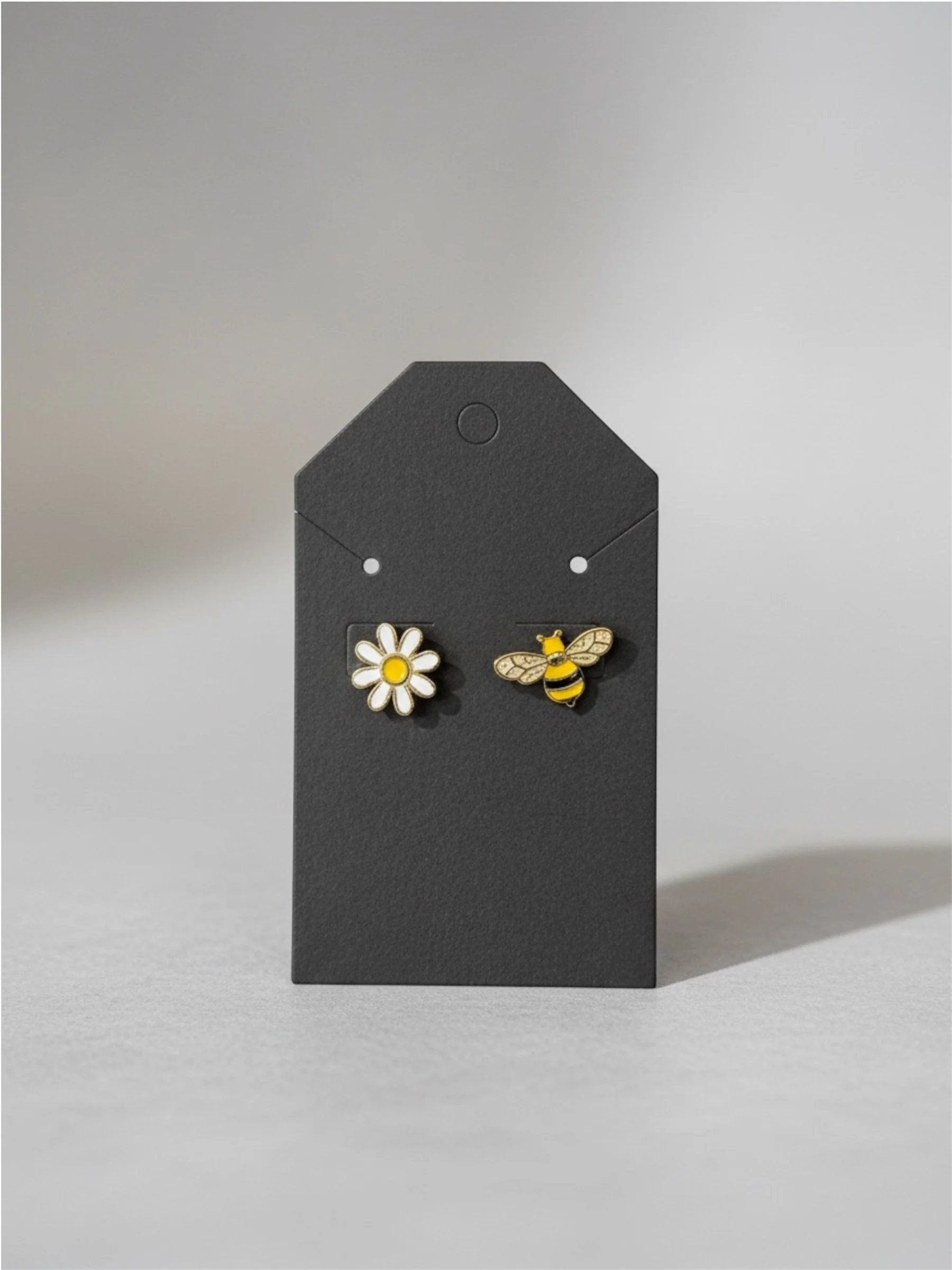 Honey Bee & Flower Earrings