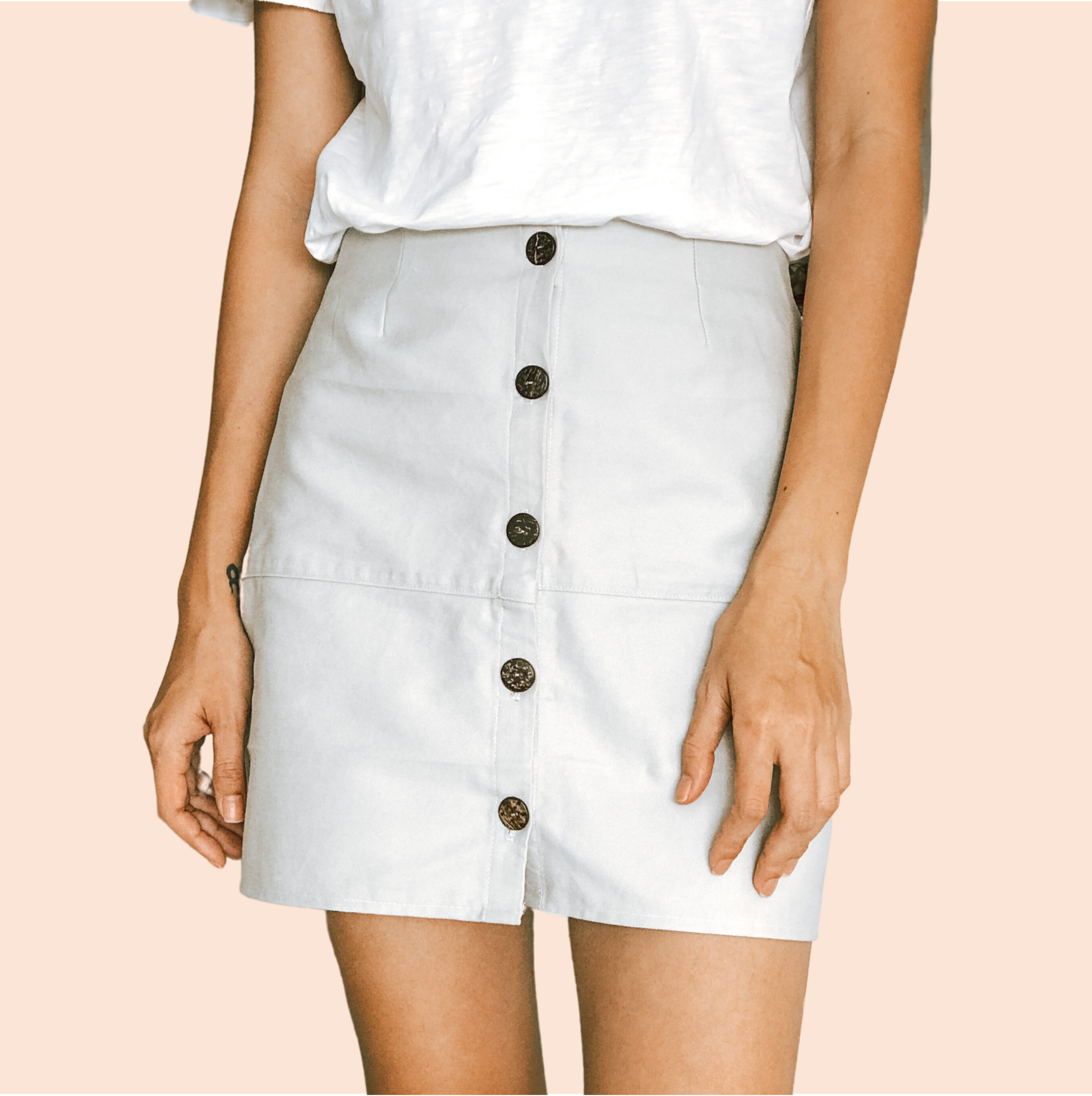 DIY Short and skirt from man's pants