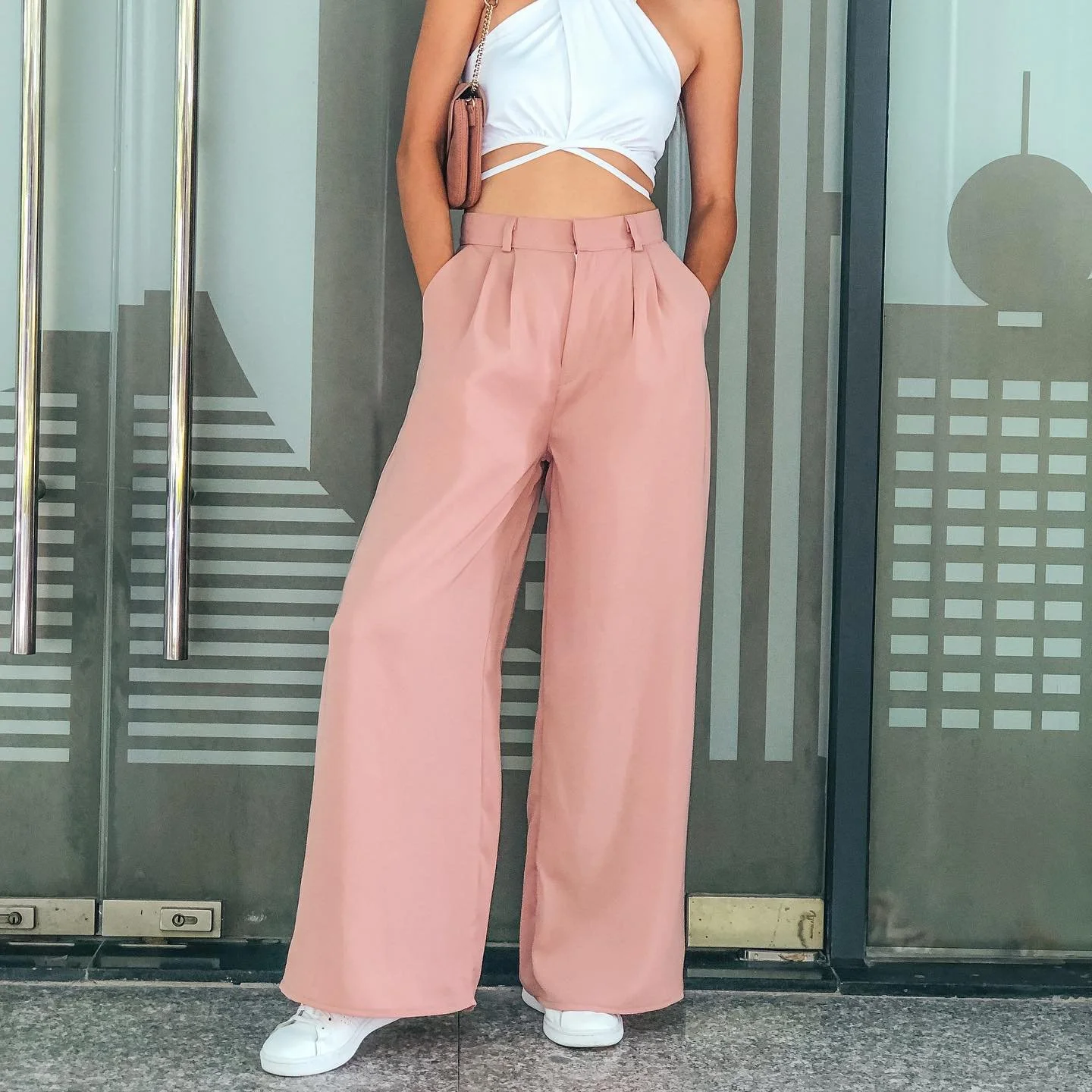 How to Make High Waisted Wide Leg Pants [+ Free Pattern]