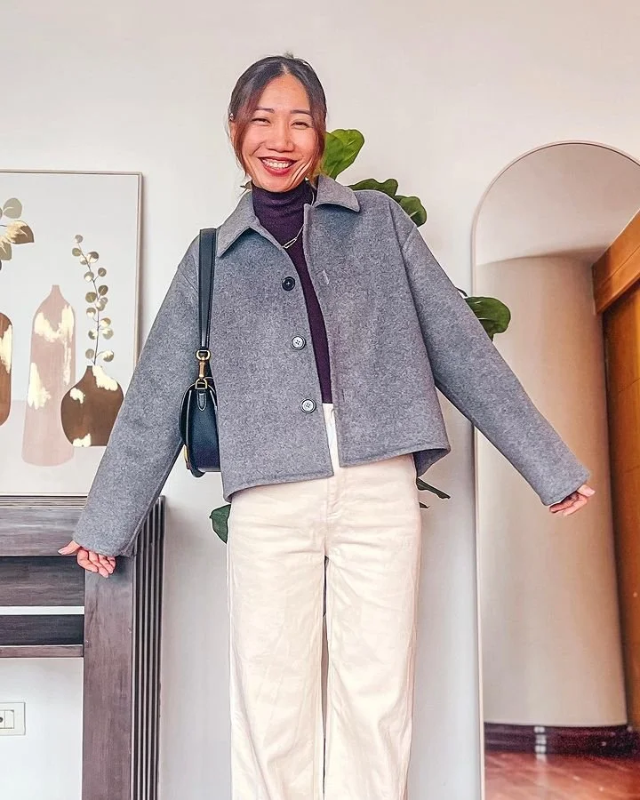 DIY Double faced wool jacket | How to sew with double faced fabric | Step by step sewing tutorial