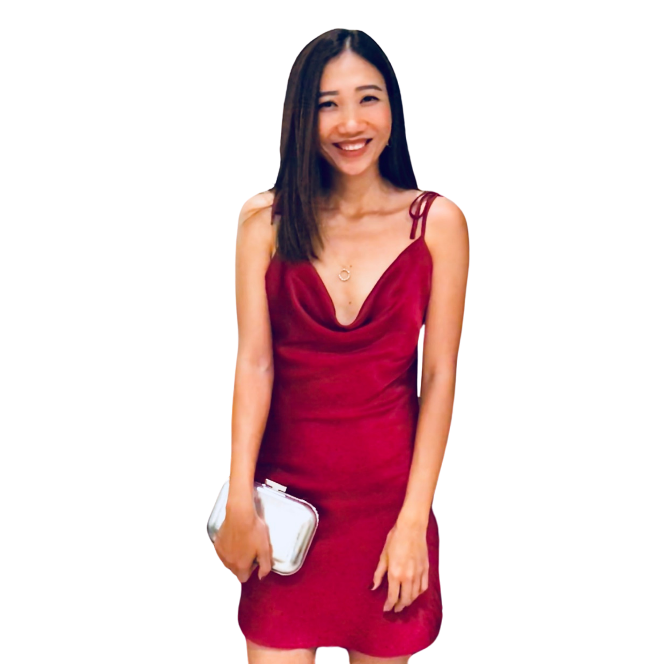 DIY FALLING NECK DRESS - Convert old dress to sexy dress for my Valentine 2019