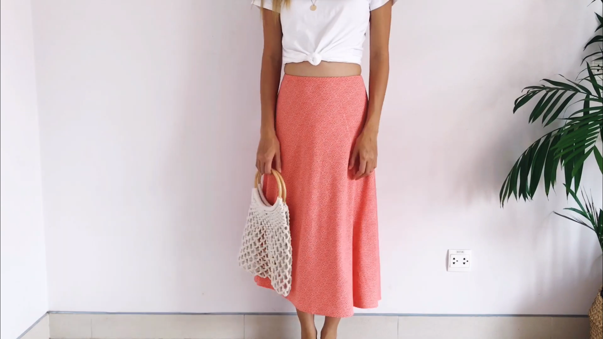 DIY MIDI SKIRT from scratch - How to make Midi Skirt with simple cutting in less than 30 minutes