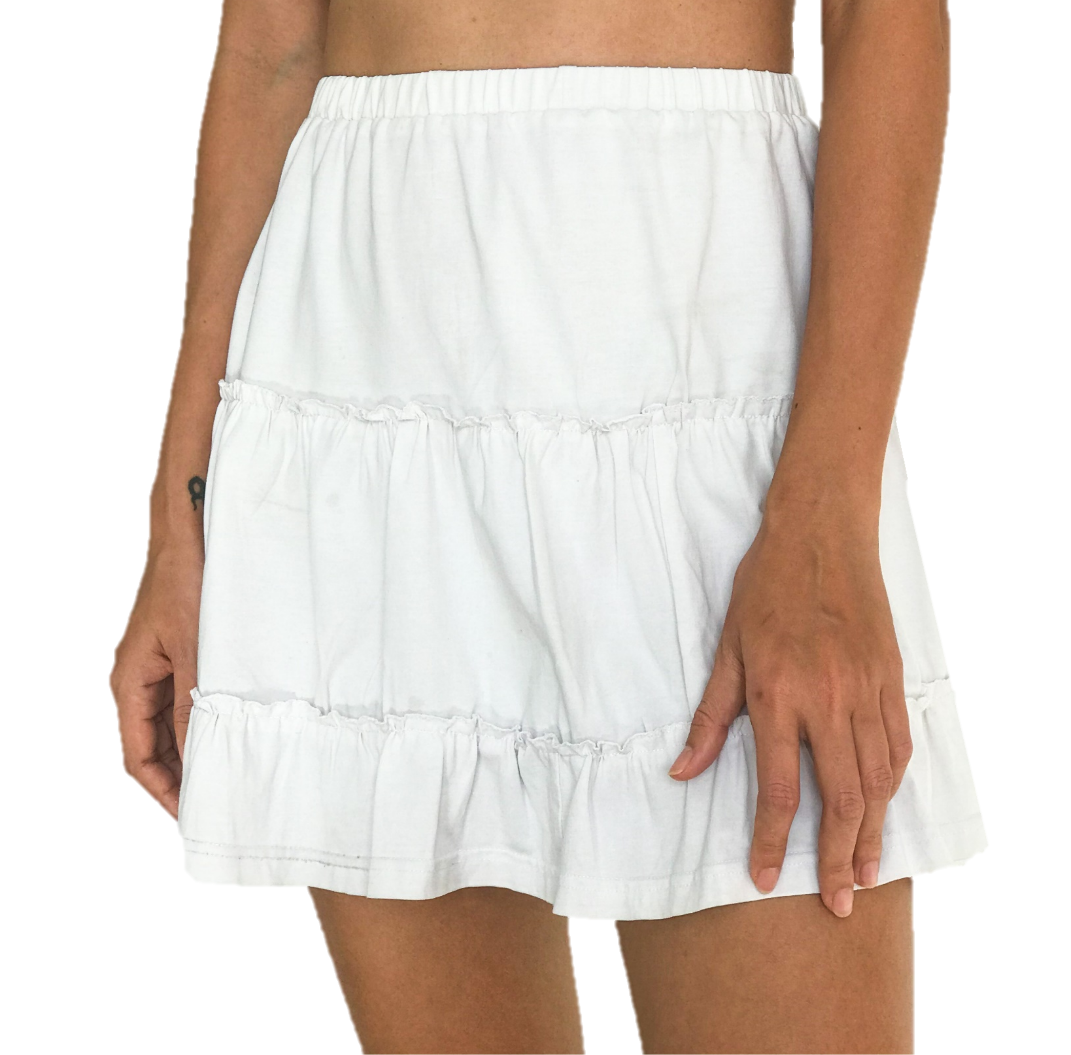 DIY MINI SKIRT from T-Shirt - Refashion T-Shirt into summer skirt
