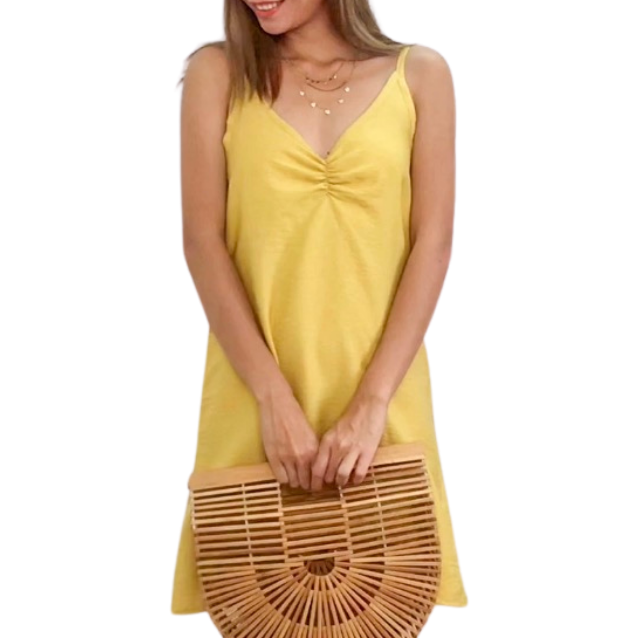 DIY Slip dress - Refashion old dress into slip dress - How to make slip dress