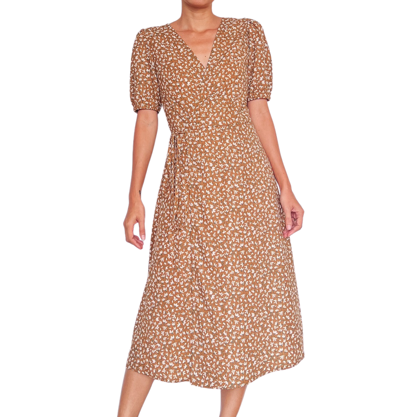 How to make a perfect Puff sleeve wrap dress | Clara dress - My first sewing pattern