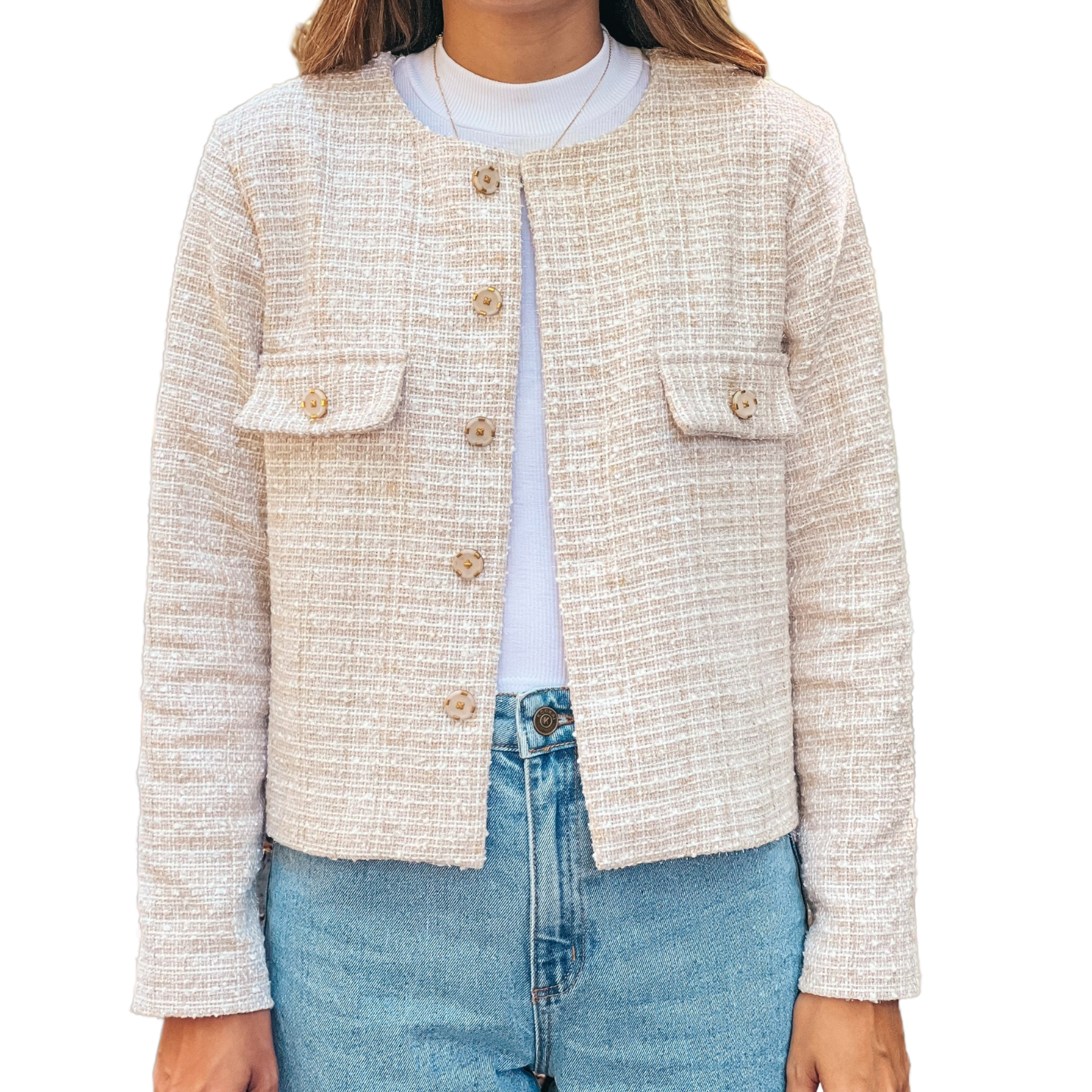 DIY Tweed jacket (with lining) in the simple way | Step by step sewing tutorial