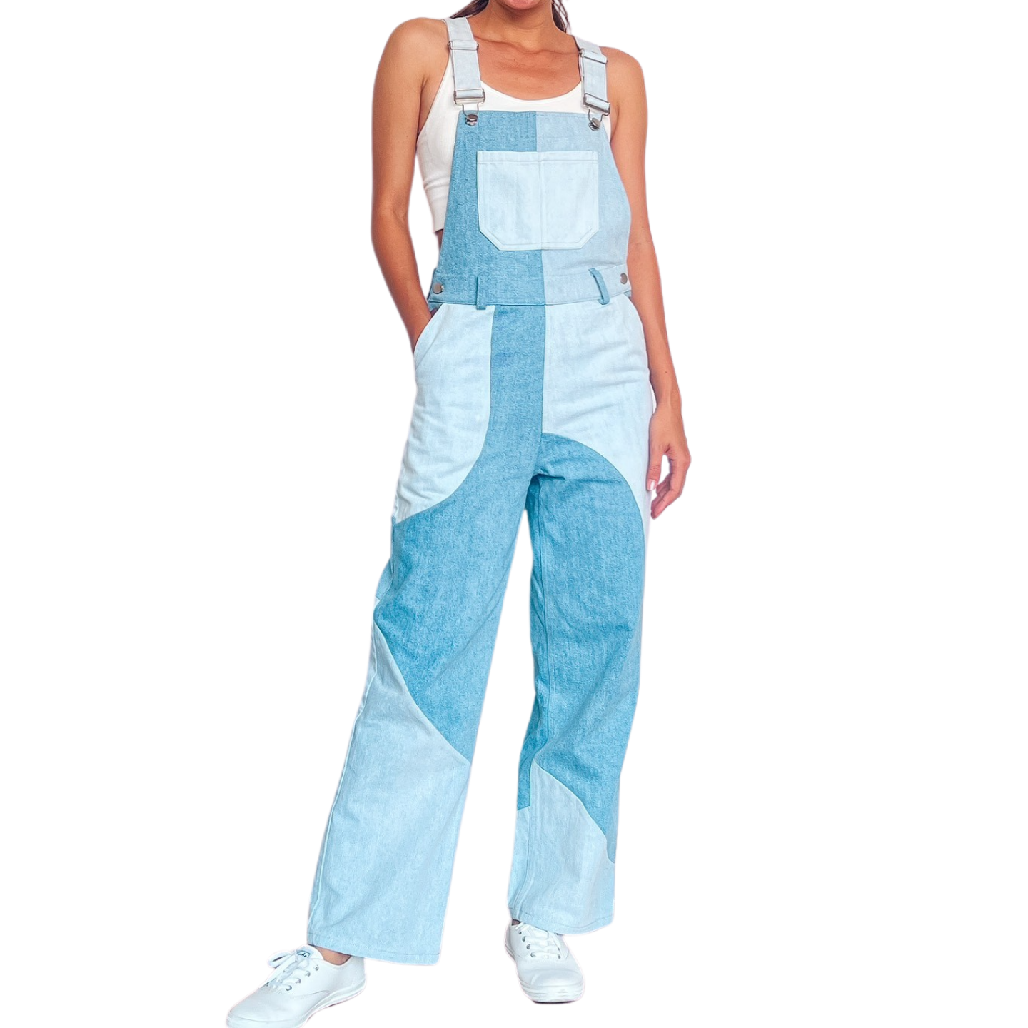 Making a Denim patchwork jumpsuit from old jeans | Thrifted transformation idea | Sewing tutorial