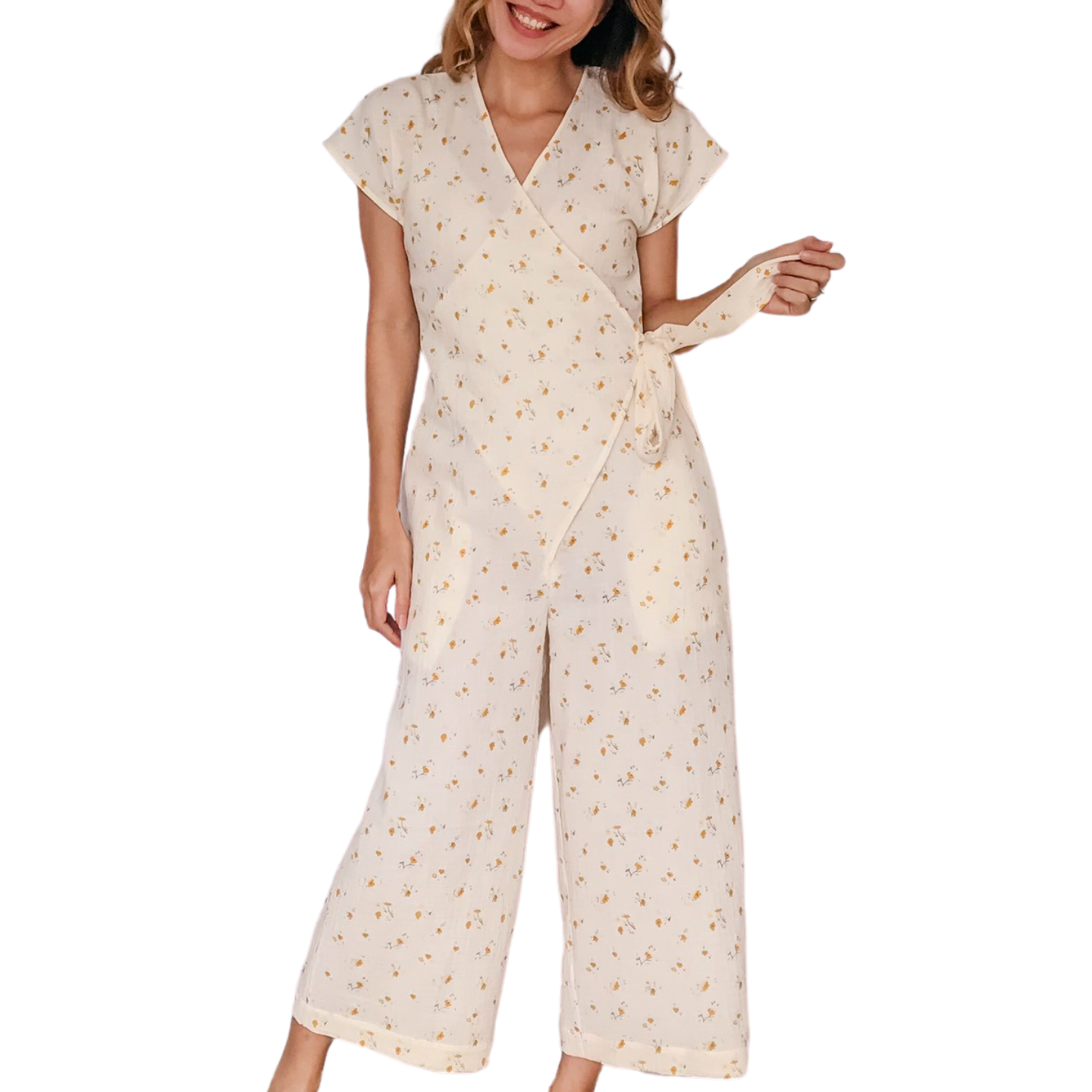 DIY Wrap jumpsuit from scratch | Step by step sewing tutorial