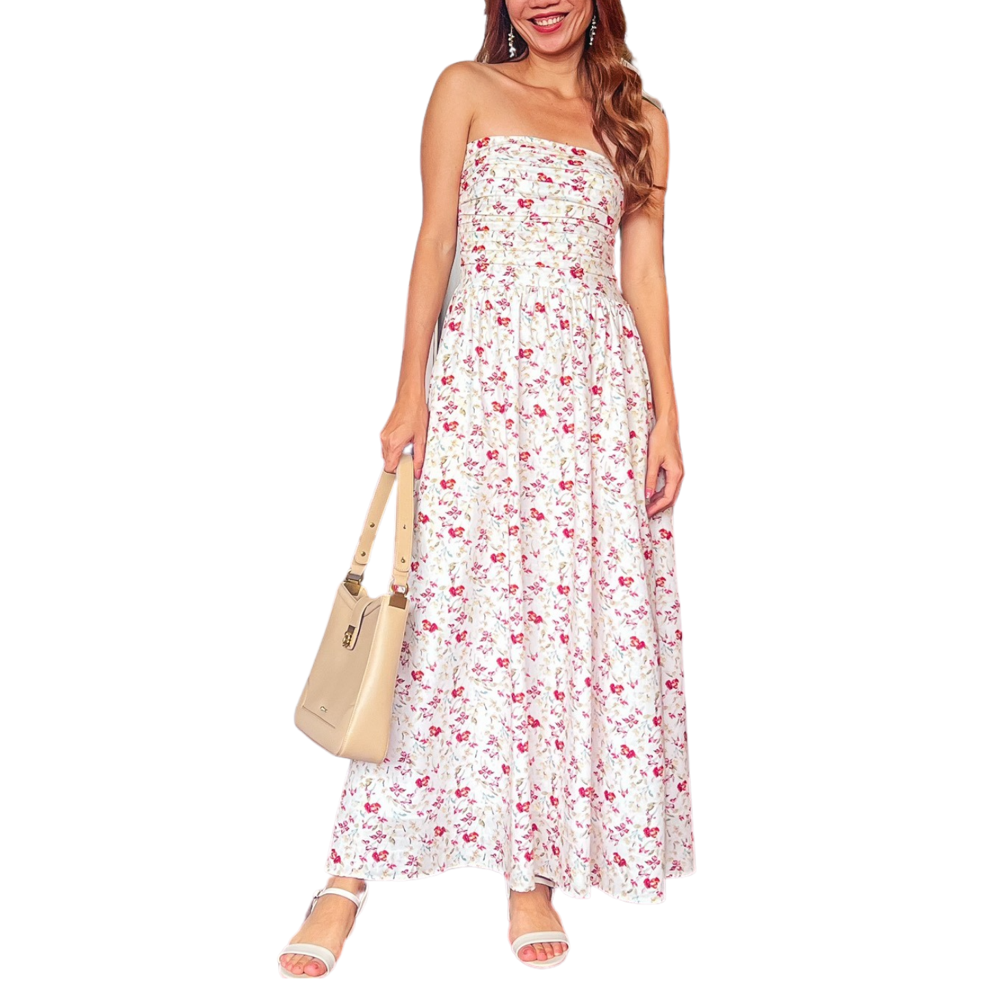 DIY Wedding guest dress (Making a beautiful dress in the simple way) | Step by step sewing tutorial