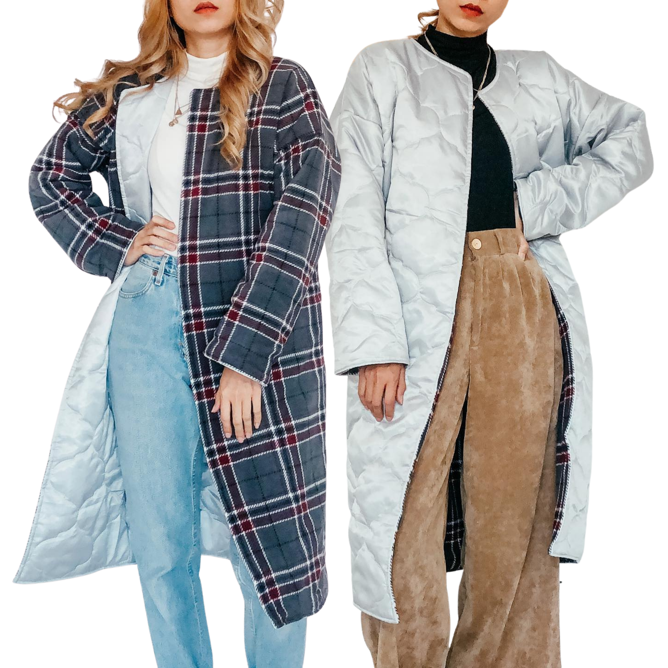 2 Trendy Coats in 1 DIY | I made a Reversible coat from 2 blankets (cost me $15)
