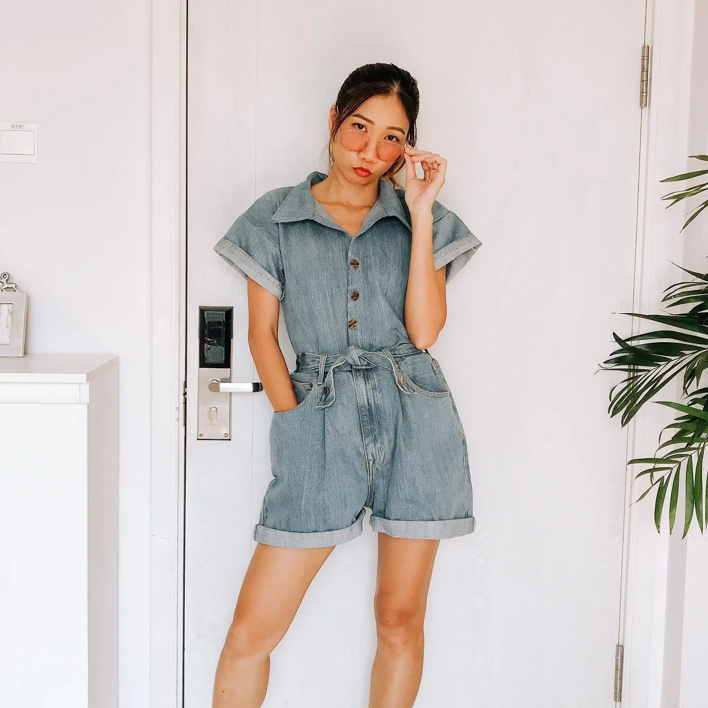 DIY JUMPSUIT from Men's jeans - Jumpsuit month series - Ep 4