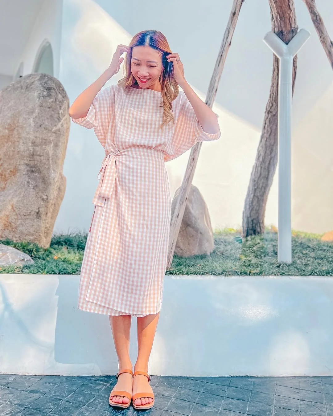 Making my Valentine's dress (Boat neck, batwing sleeve, wrap look) | Beginner sewing project