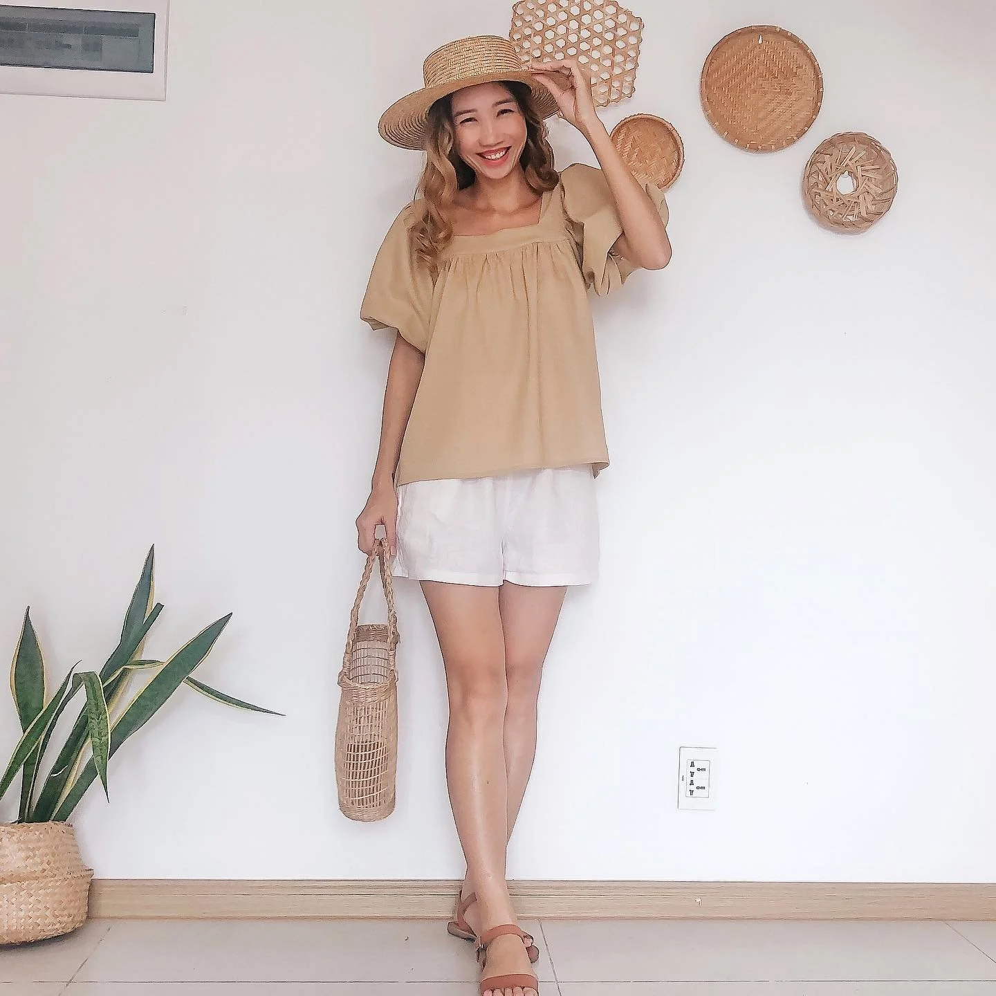 DIY Puff sleeve square neck blouse (Beginner friendly) | Step by step sewing tutorial
