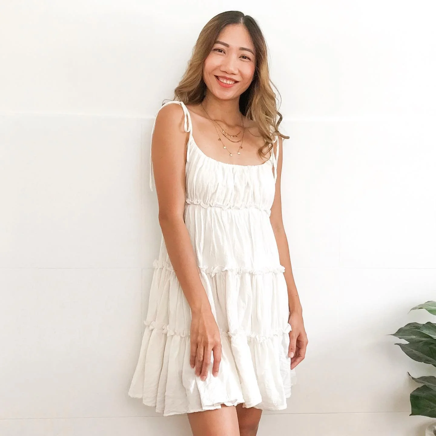 DIY Ruffle tiered dress from old maxi dress - Refashion idea for summer dress