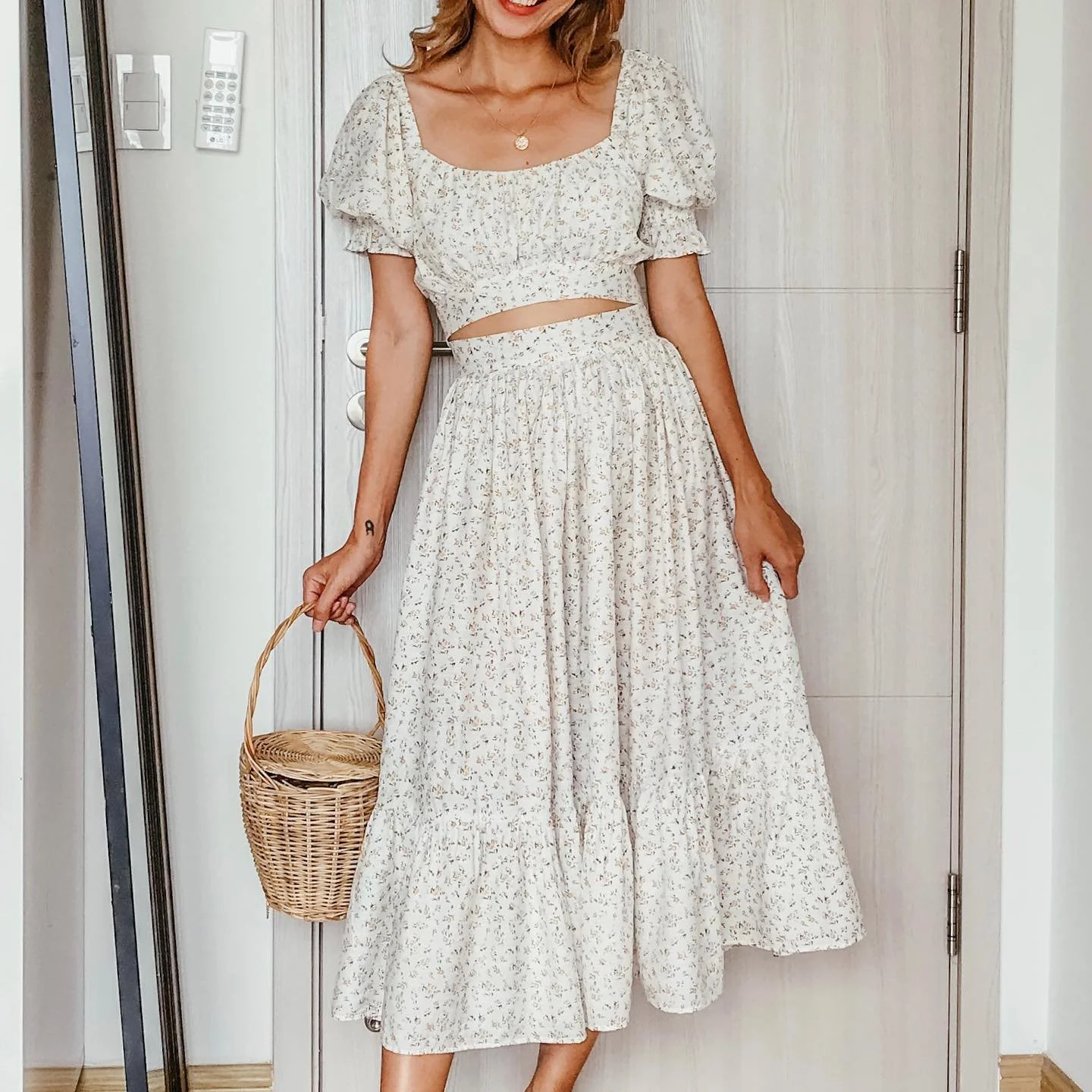 DIY Cottagecore 2 piece matching set | Step by step sewing tutorial