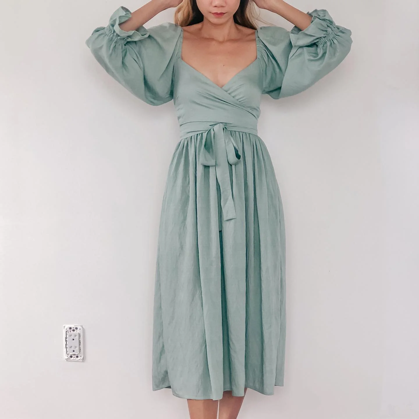 DIY Cottage dress | Making a shirred dress and a wrap dress in one design | Sewing tutorial