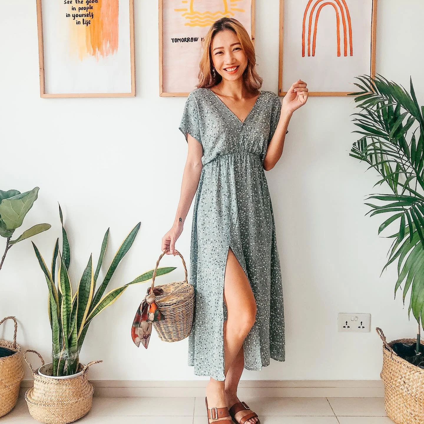 DIY MIDI DRESS from scratch - An easy way to make a pretty dress for your wardrobe