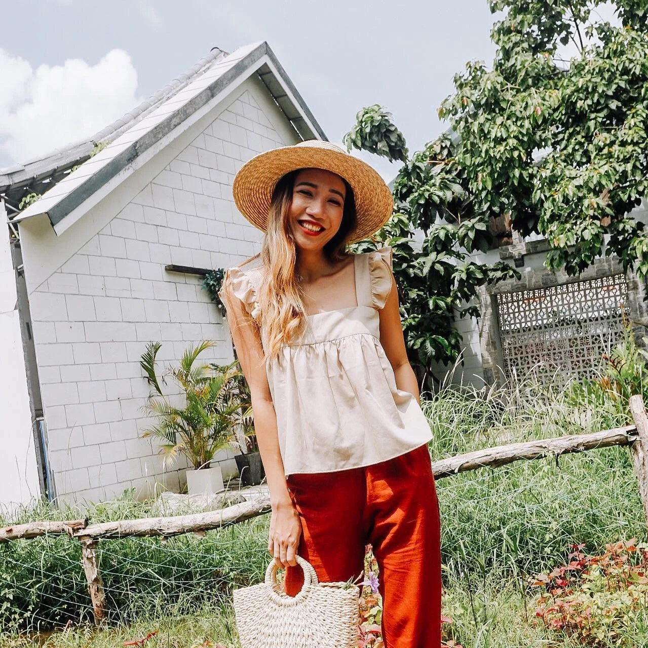 DIY RUFFLE SHOULDER STRAP TOP from Men's shirt - Me-made summer challenge - Ep 3