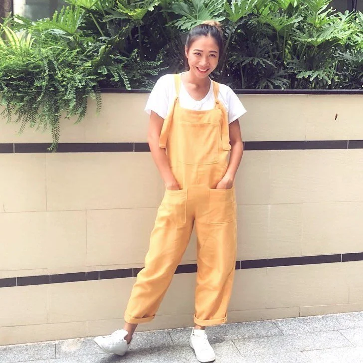 DIY Overall Jumpsuit from Scratch - Step by step tutorial [+ Free Pattern]