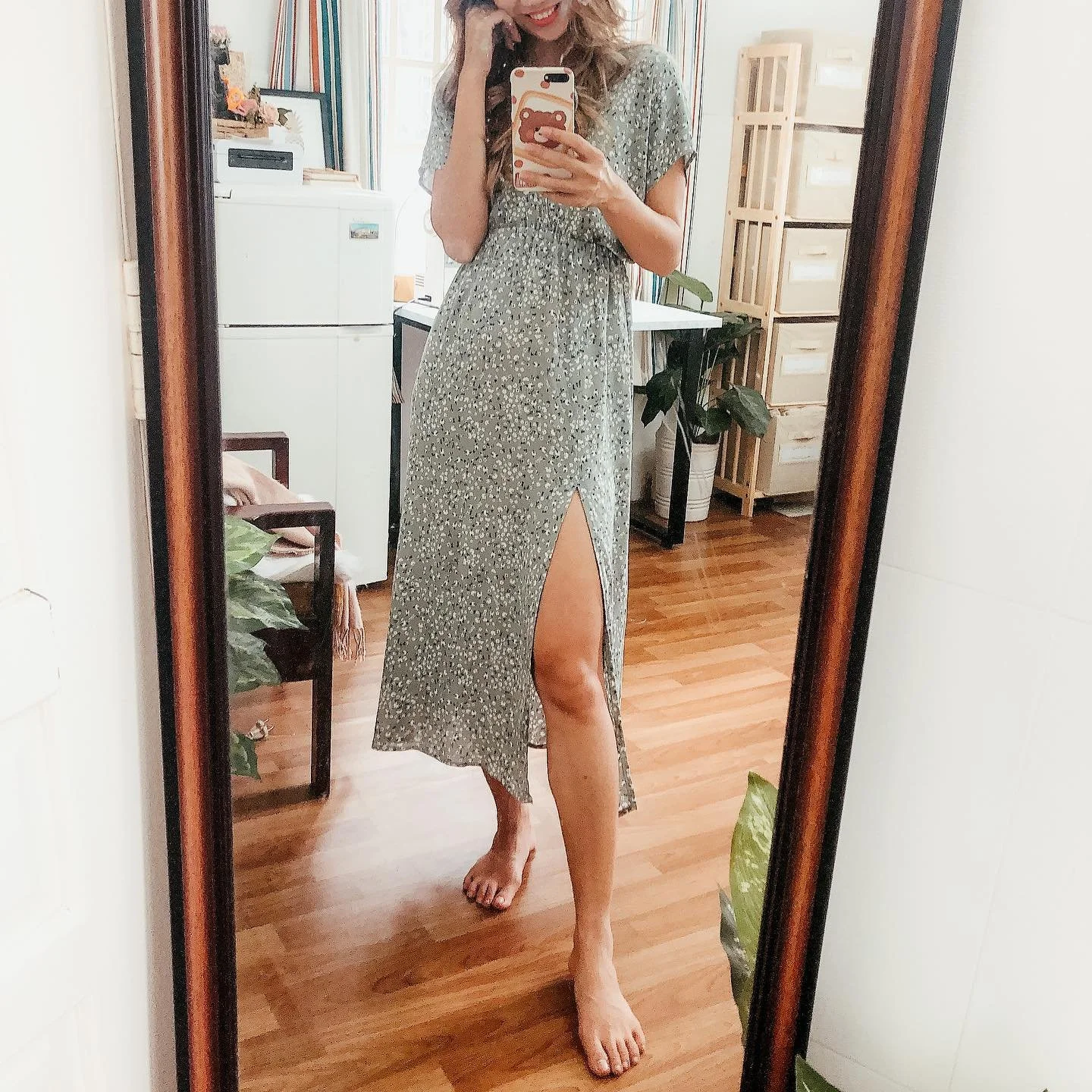 DIY MIDI DRESS from scratch - An easy way to make a pretty dress for your wardrobe