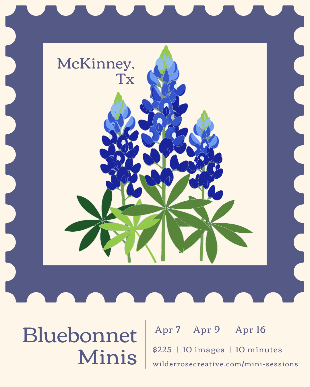 Purple Flower Pattern Spring Poster-2.png