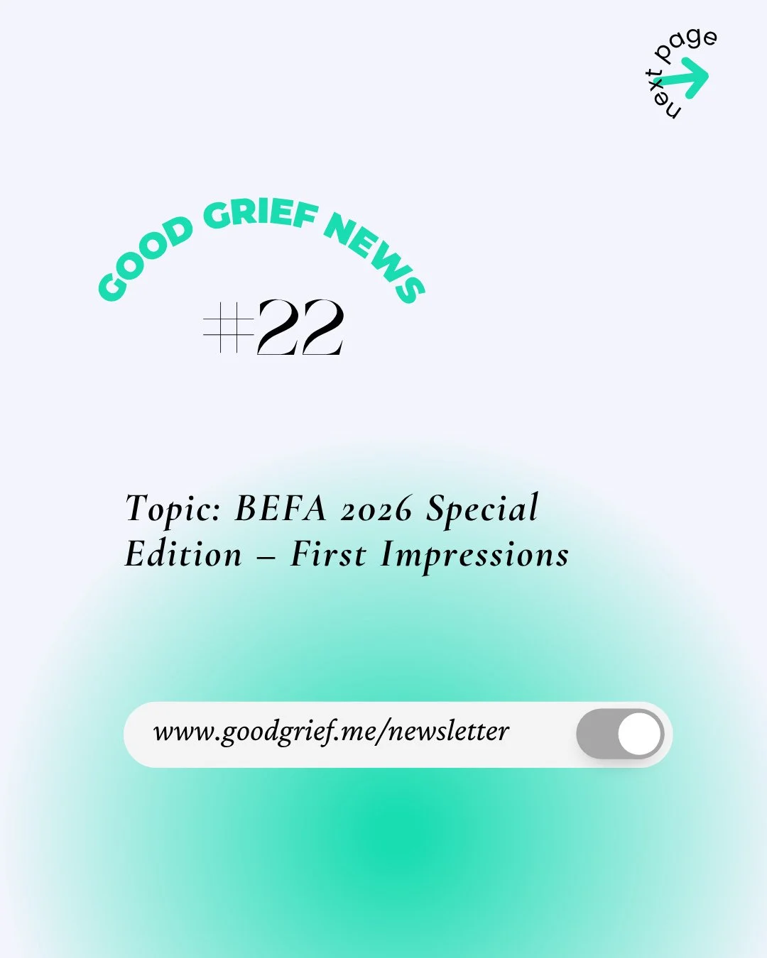 💡 Three days at Europe's biggest funeral industry trade fair. Here's what I found.
⁠
Good Grief News #22 is my short first-impressions report from @forumbefa in D&uuml;sseldorf, written in the order it hit me, while it's still fresh.⁠
⁠
01 &ndash; T
