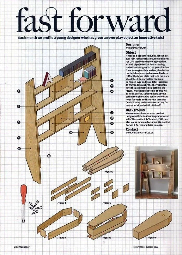 Wallpaper article on the design by William Warren