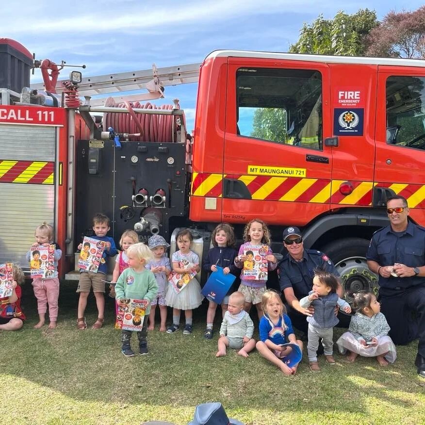 Firefighters Rule! 🔥 👨&zwj;🚒 🧯 💥

The tamariki loved having a visit from the local firefighters in the big fire engine. They learned how to keep themselves safe and what to do if there is a fire. Thank you Mt Maunganui Fire Department 🚒 ❤️