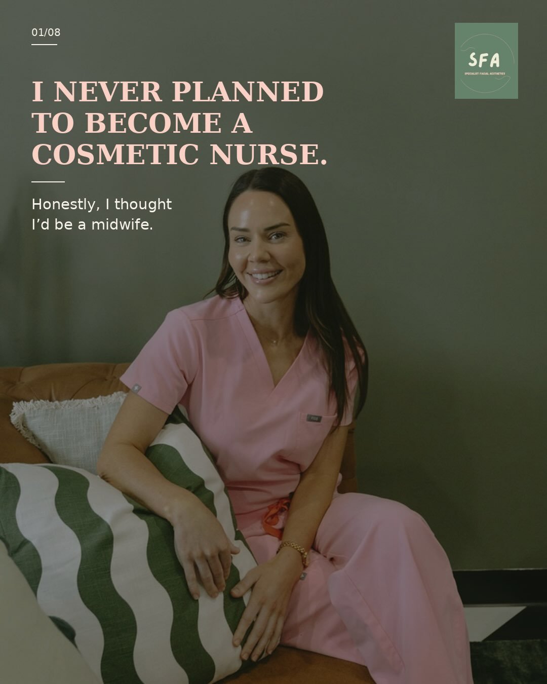I never planned to become a cosmetic nurse. 🤍

When I graduated as a Registered Nurse in 2010, I was pretty sure I knew where my career was heading. I thought I&rsquo;d eventually become a midwife.

Then life took me in a completely different direct