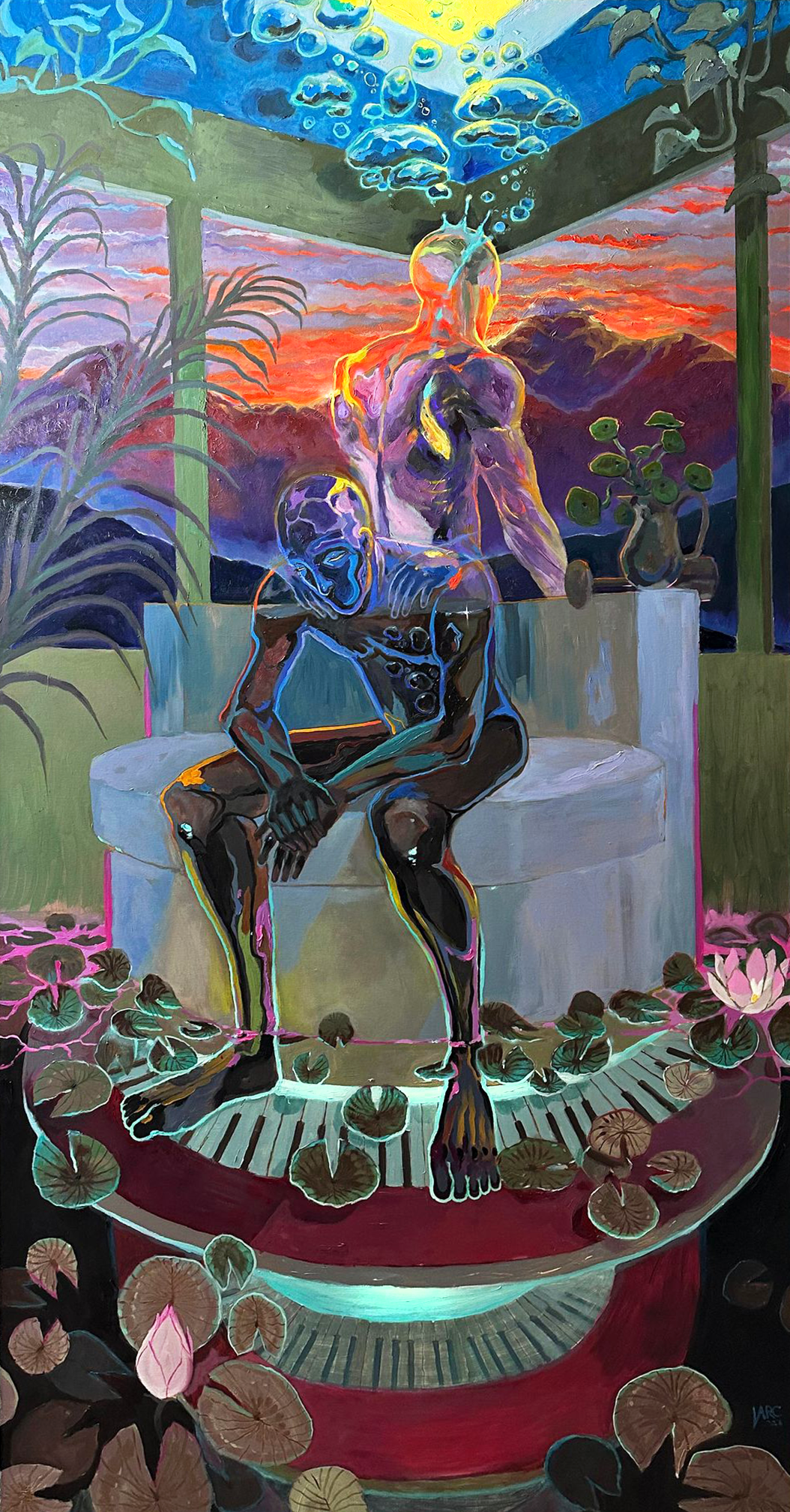 The Process of Integrity ( oil on 36x72" canvas)