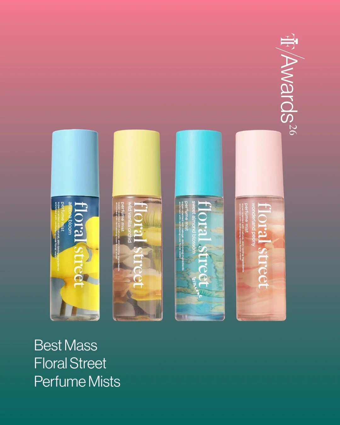 Winner of The Fragrance Foundation UK Award 2026, Best Mass category&hellip;
@floralstreet_ , Perfume Mists!
Congratulations!

#TFFUKAwards #FragranceAwards #FFAwards2026