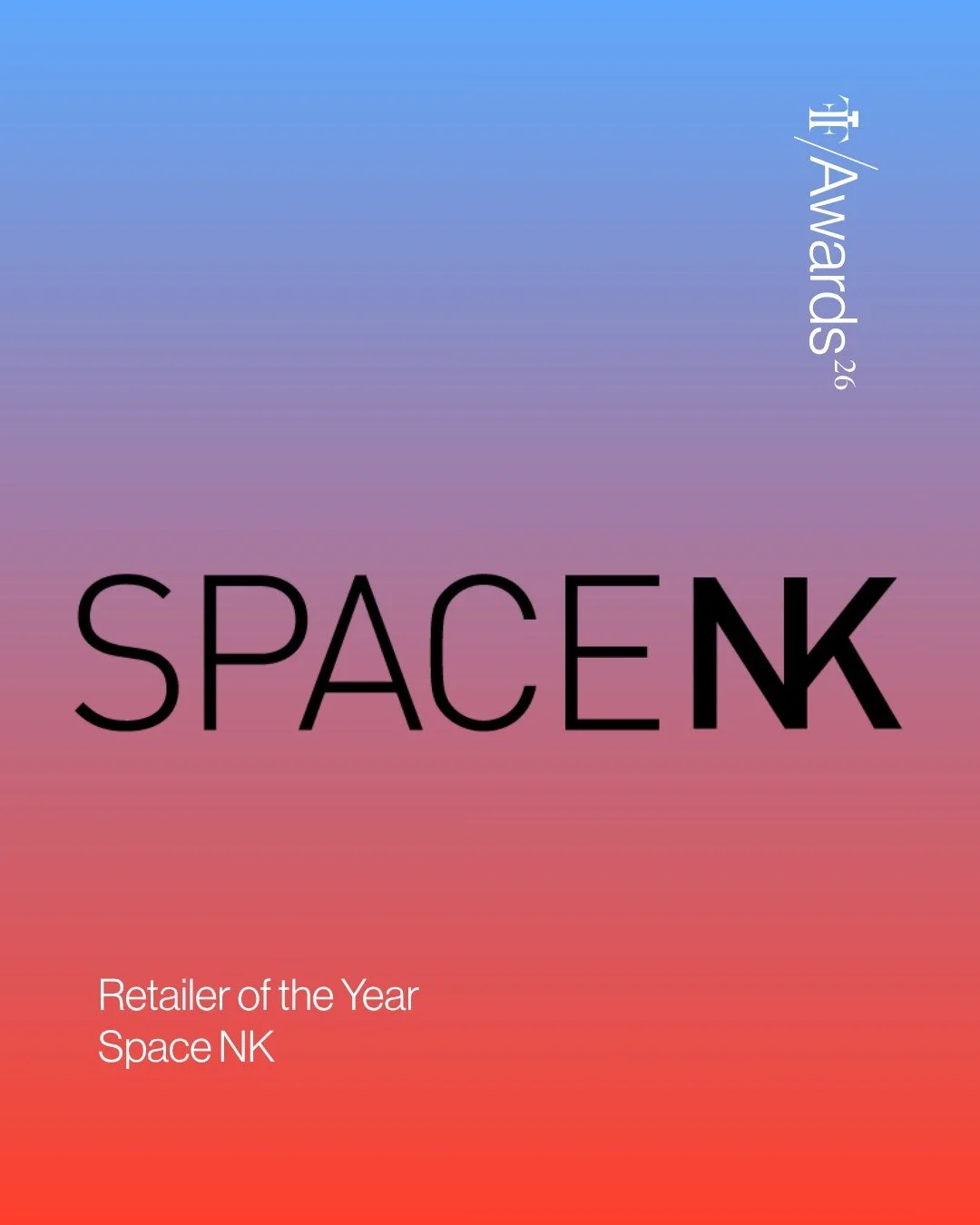 Winner of The Fragrance Foundation UK Award 2026, Retailer of the Year category&hellip;
@spacenk !
Congratulations!

#TFFUKAwards #FragranceAwards #FFAwards2026