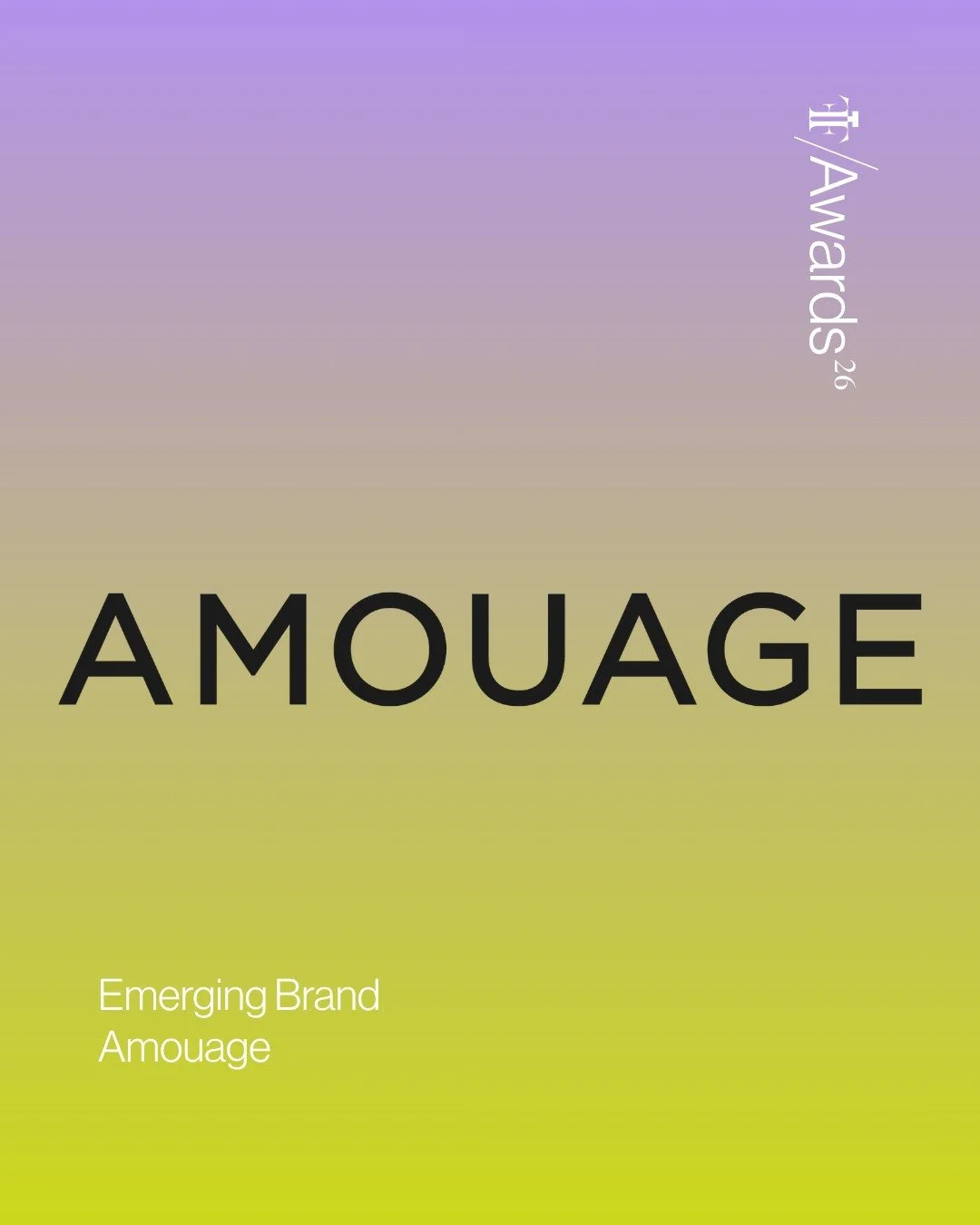 Winner of The Fragrance Foundation UK Award 2026, Emerging Brand category&hellip;
@amouageofficial !
Congratulations!

#TFFUKAwards #FragranceAwards #FFAwards2026