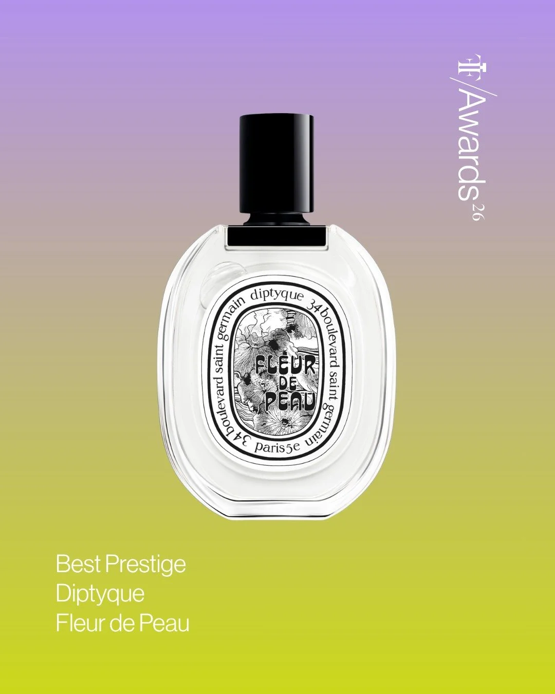 Winner of The Fragrance Foundation UK Award 2026, Best Prestige category&hellip;
@diptyque , Fleur de Peau!
Congratulations!

#TFFUKAwards #FragranceAwards #FFAwards2026