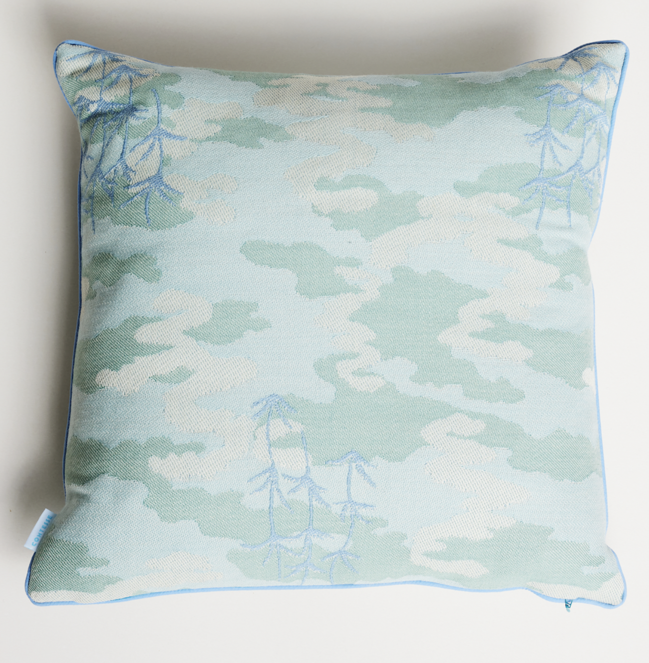 Bambus Blue Pillow