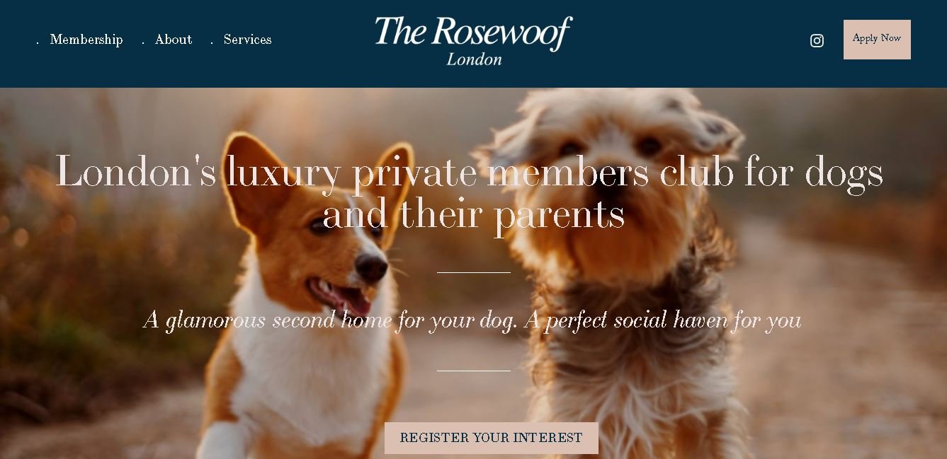 The Rosewoof website.JPG