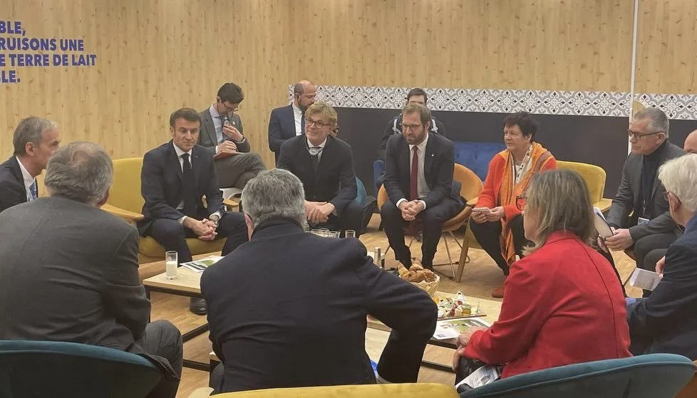 Aux côtés du président de la République pour l’ouverture du salon de l’Agriculture