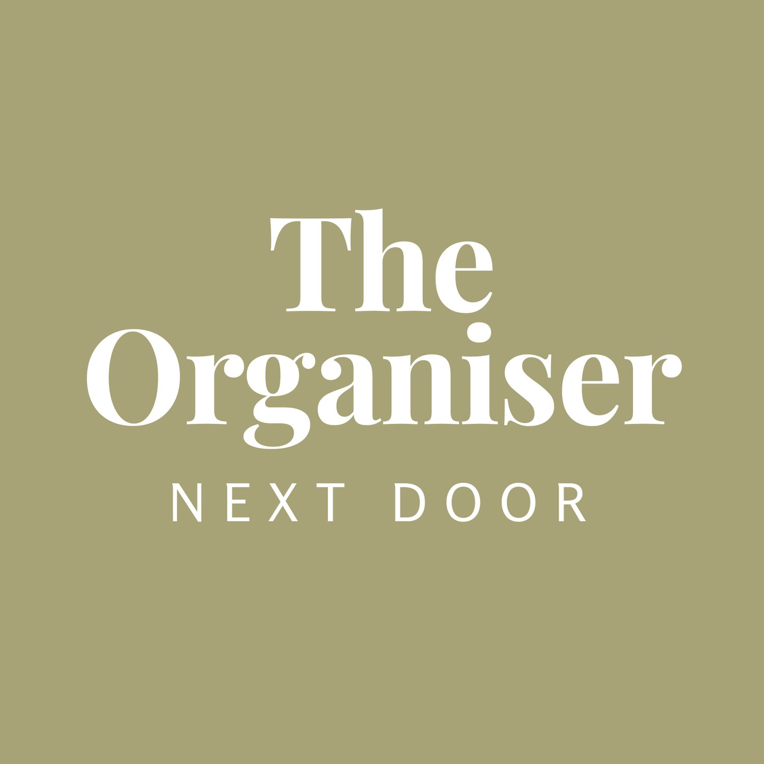 The Organiser Next Door