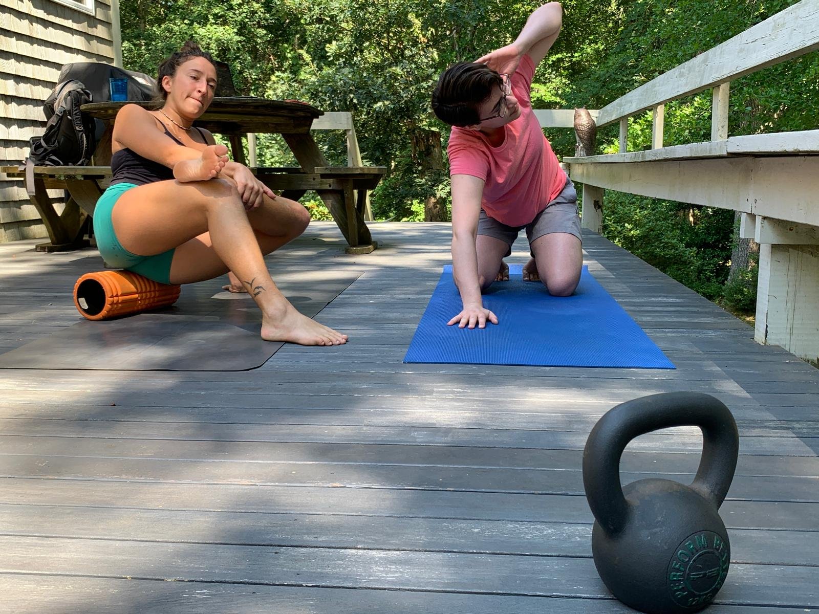 Sibling workout! Falmouth, MA, USA 8/2024.