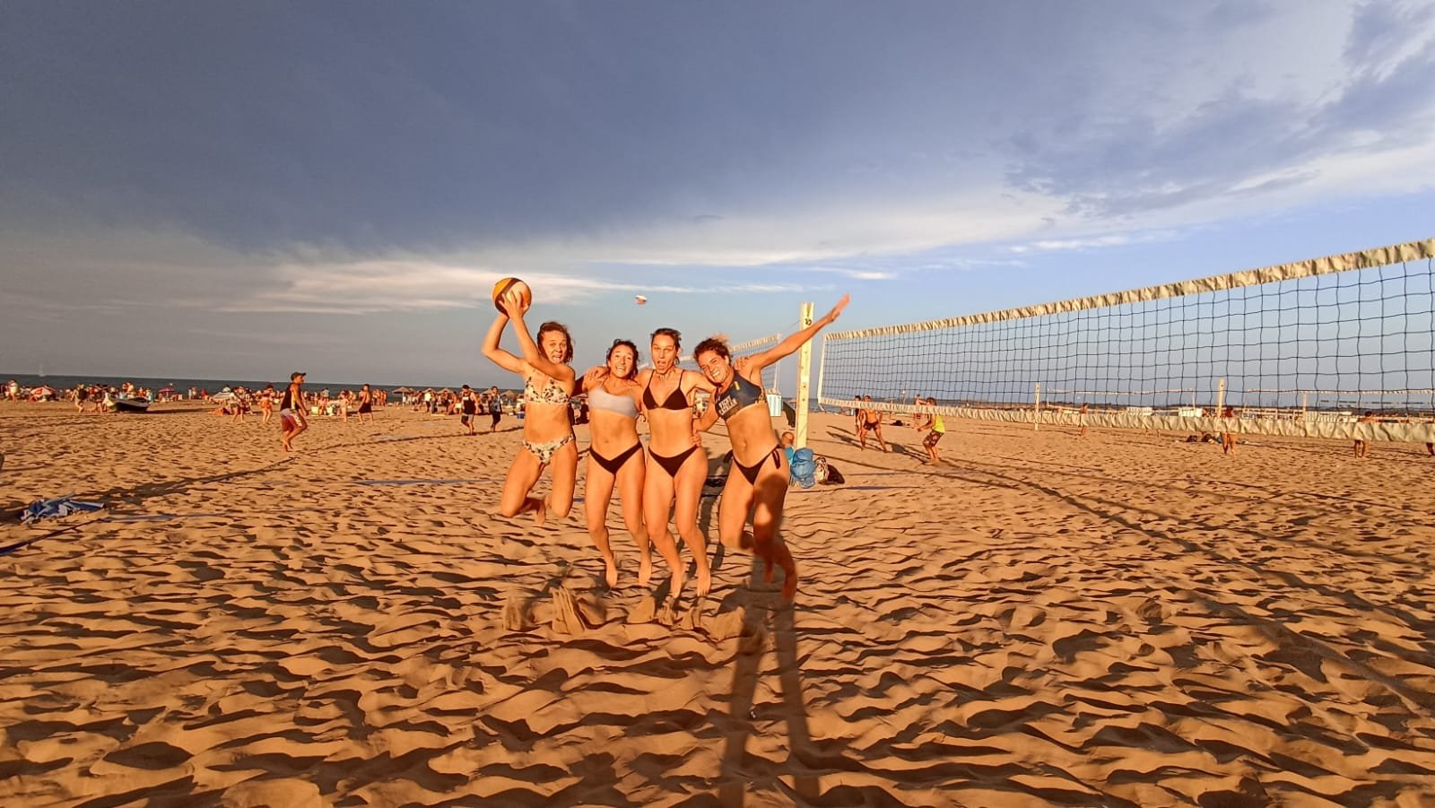 Many very joyful moments covered in sand. Valencia, Spain, 6/2023