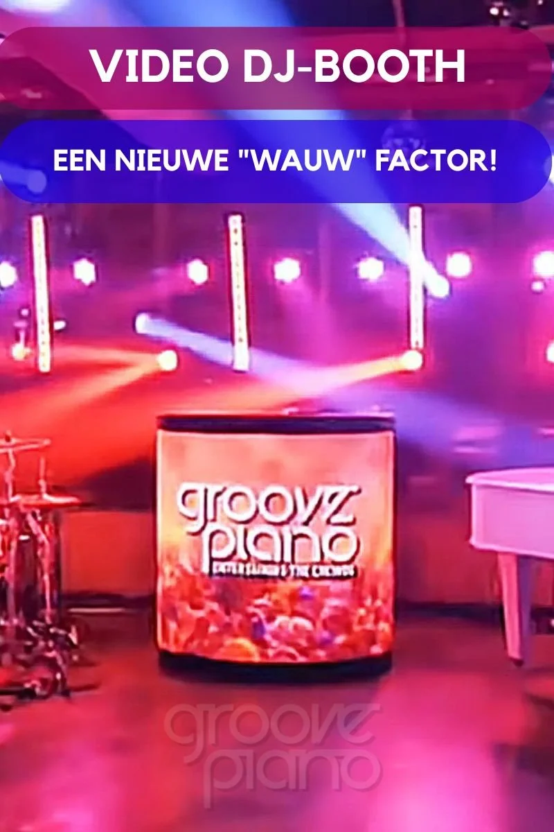 DJ-tafel met videoscherm voor Bruiloften en Bedrijfsfeesten