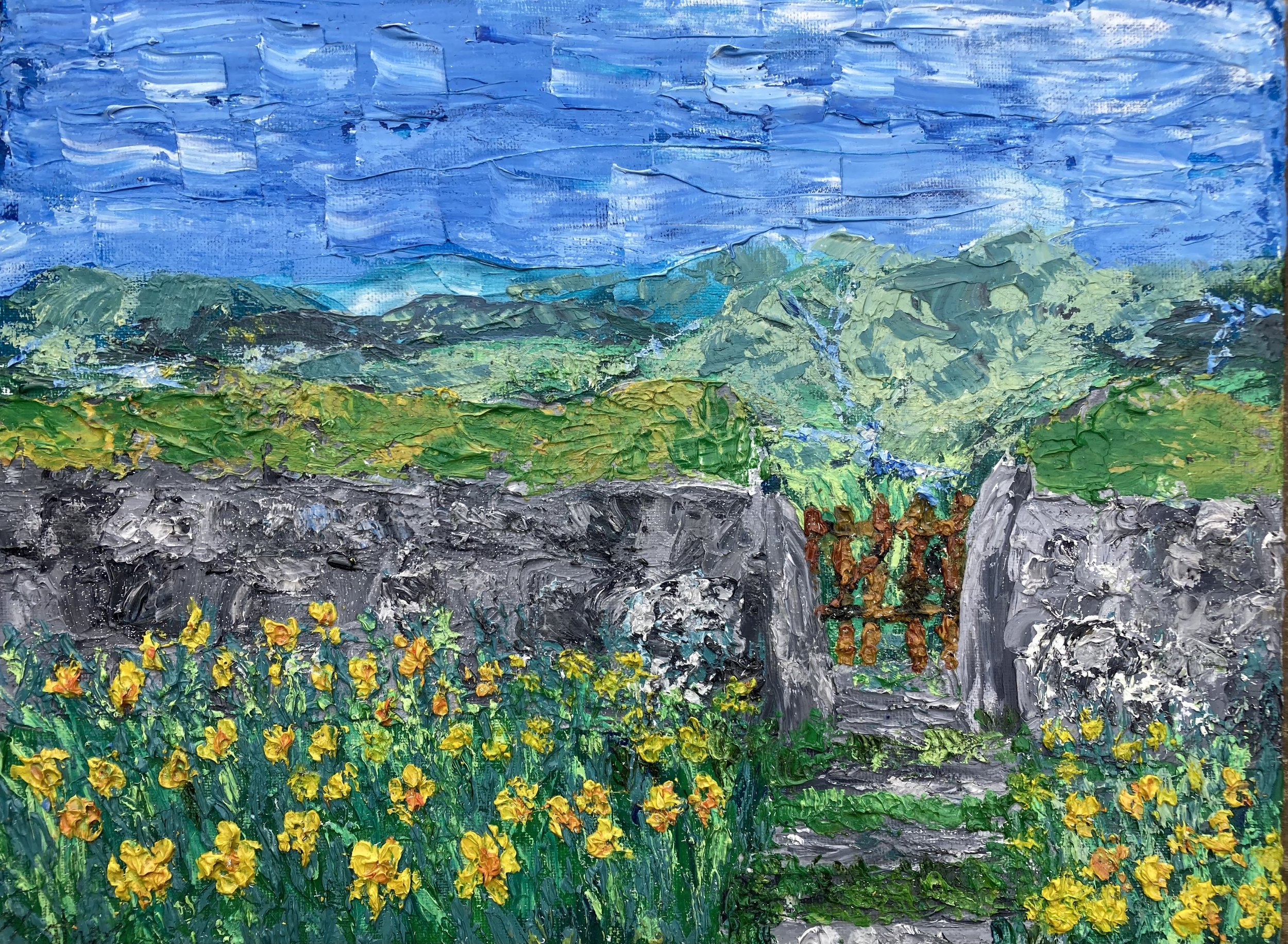 Daffodils by the Gate 