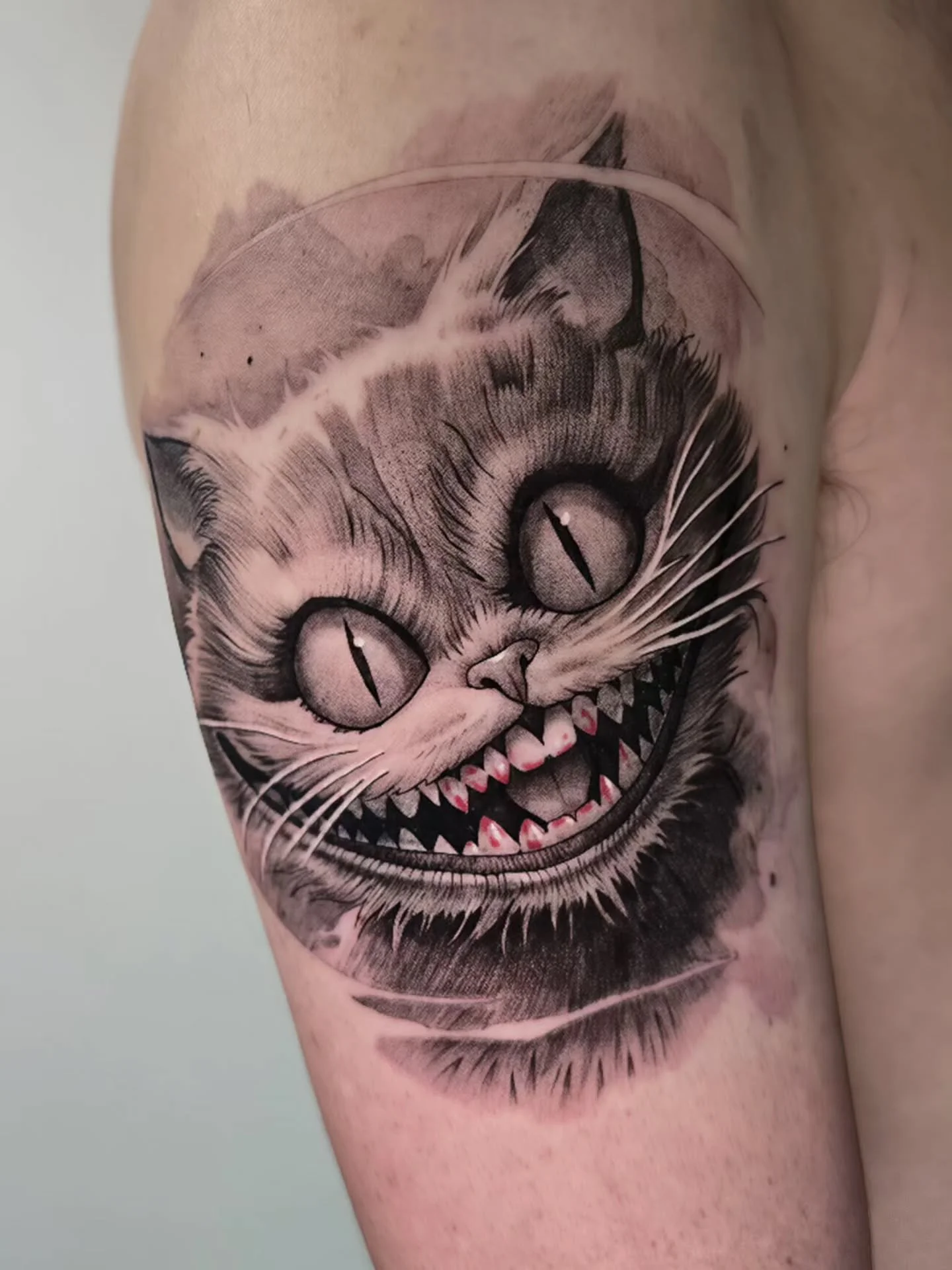 ⚡️PROJET CHAT DU CHESHIRE ⚡️

Merci Nicolas pour avoir adopt&eacute; ce flash du Chat du Cheshire d'Alice aux pays des merveilles !

N'h&eacute;sitez pas &agrave; me contacter par mail pour discuter de vos projets tatouages &agrave; arnaud.gomet@gmai