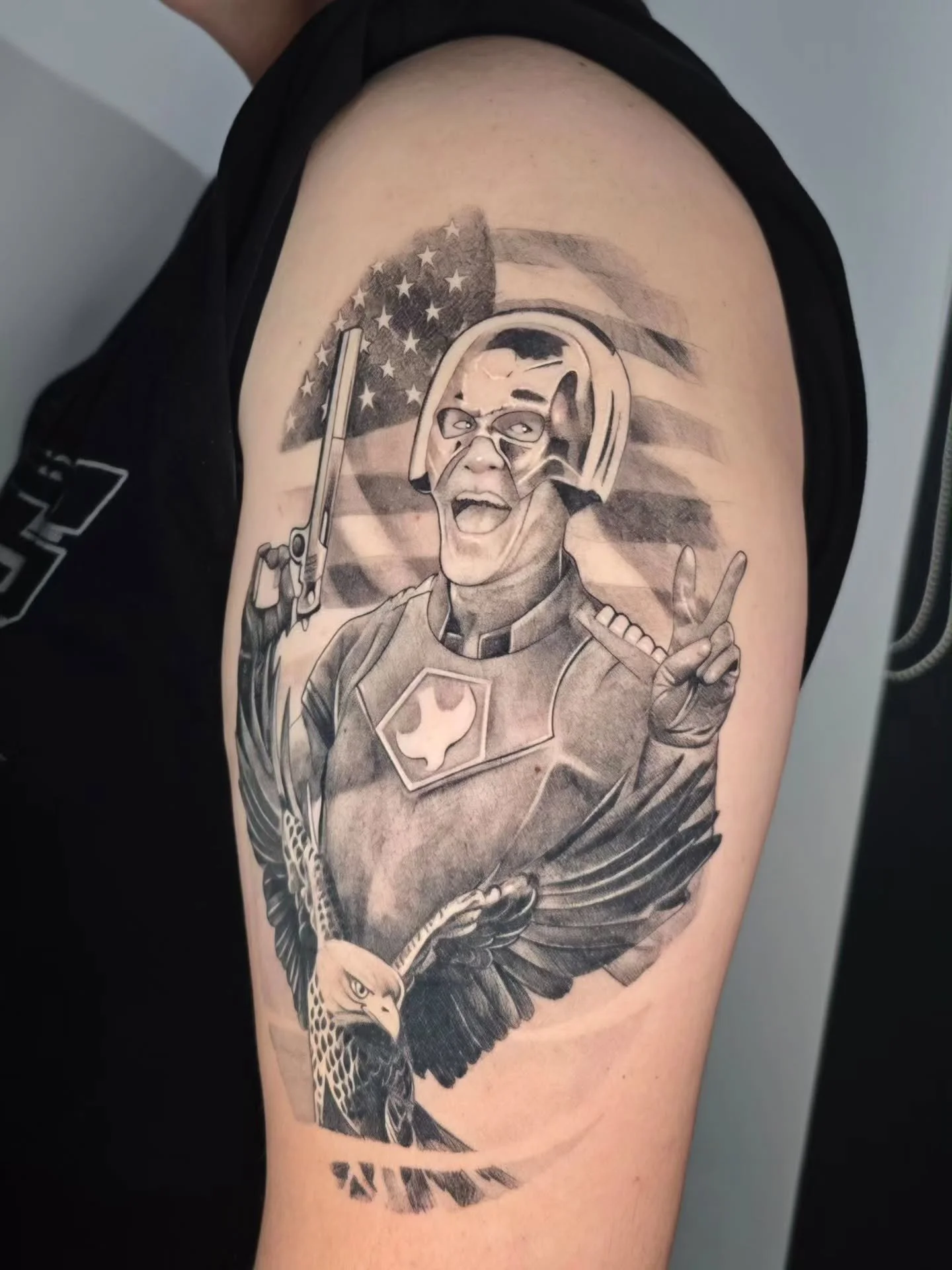 ⚡️PROJET PEACEMAKER⚡️

Merci une nouvelle fois @createchdiy pour ta confiance dans la r&eacute;alisation de ton projet sur PEACEMAKER @johncena
J'aimerai r&eacute;aliser beaucoup d'autres tattoos dans ce style l&agrave;. N'h&eacute;sitez pas &agrave;