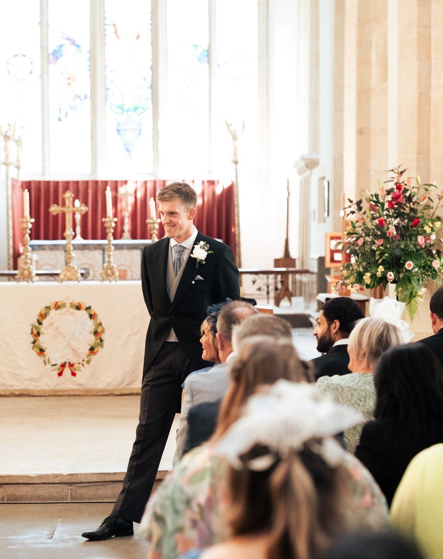 The lovely G&amp;J and their brilliant wedding at 'The Cathedral of the Cotswolds' in Northleach. Little fact... it owes its great size and elaborate architecture to the wealthy wool merchants of the time, who funded the churches in their local towns